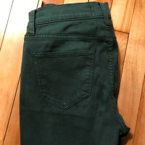 Madewell Army Green Skinny Jean